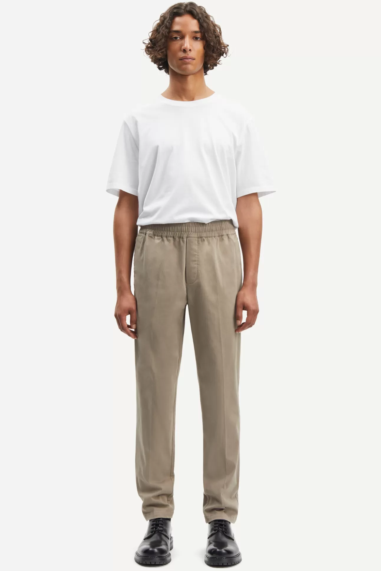 Pantalons-Homme Samsøe Samsøe Smithy trousers 10821 Fallen Rock