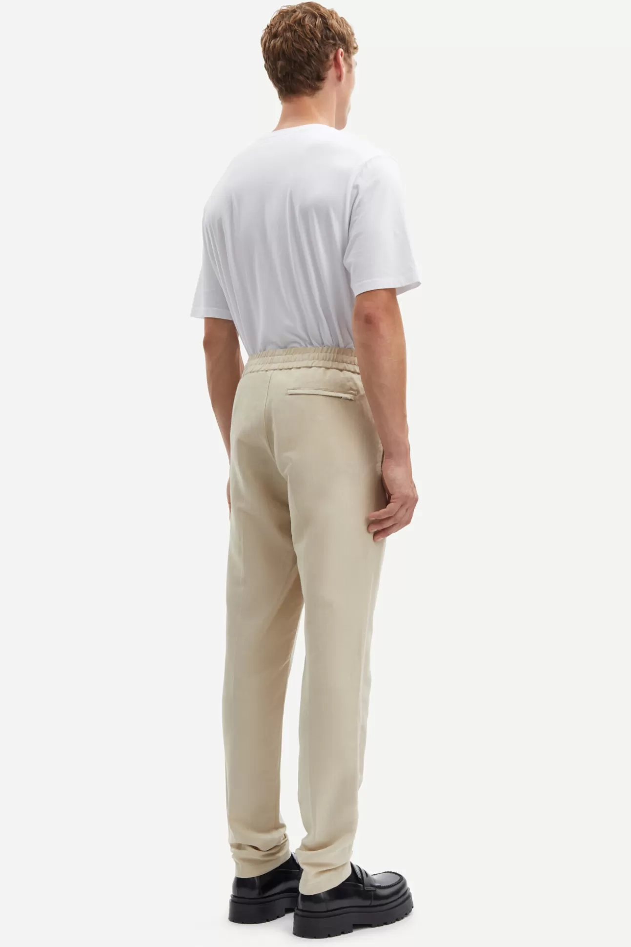 Pantalons-Homme Samsøe Samsøe Smithy trousers 10931 Pure Cashmere