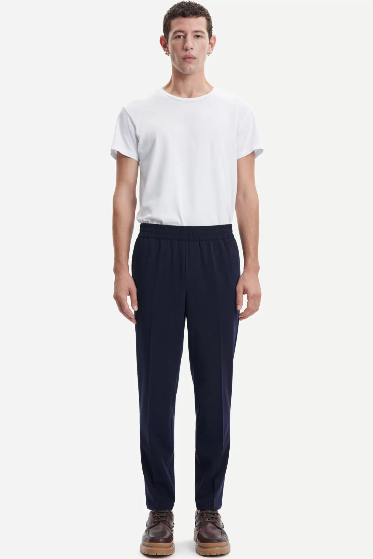 Pantalons-Homme Samsøe Samsøe Smithy trousers 10931 Night Sky