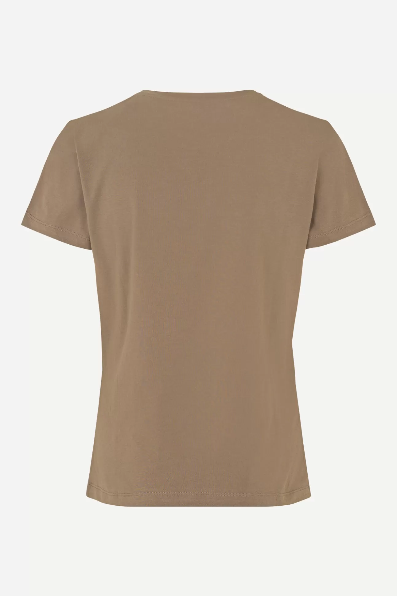 T-shirts et hauts-Femme Samsøe Samsøe Solly tee solid 205 CHOCOLATE CHIP