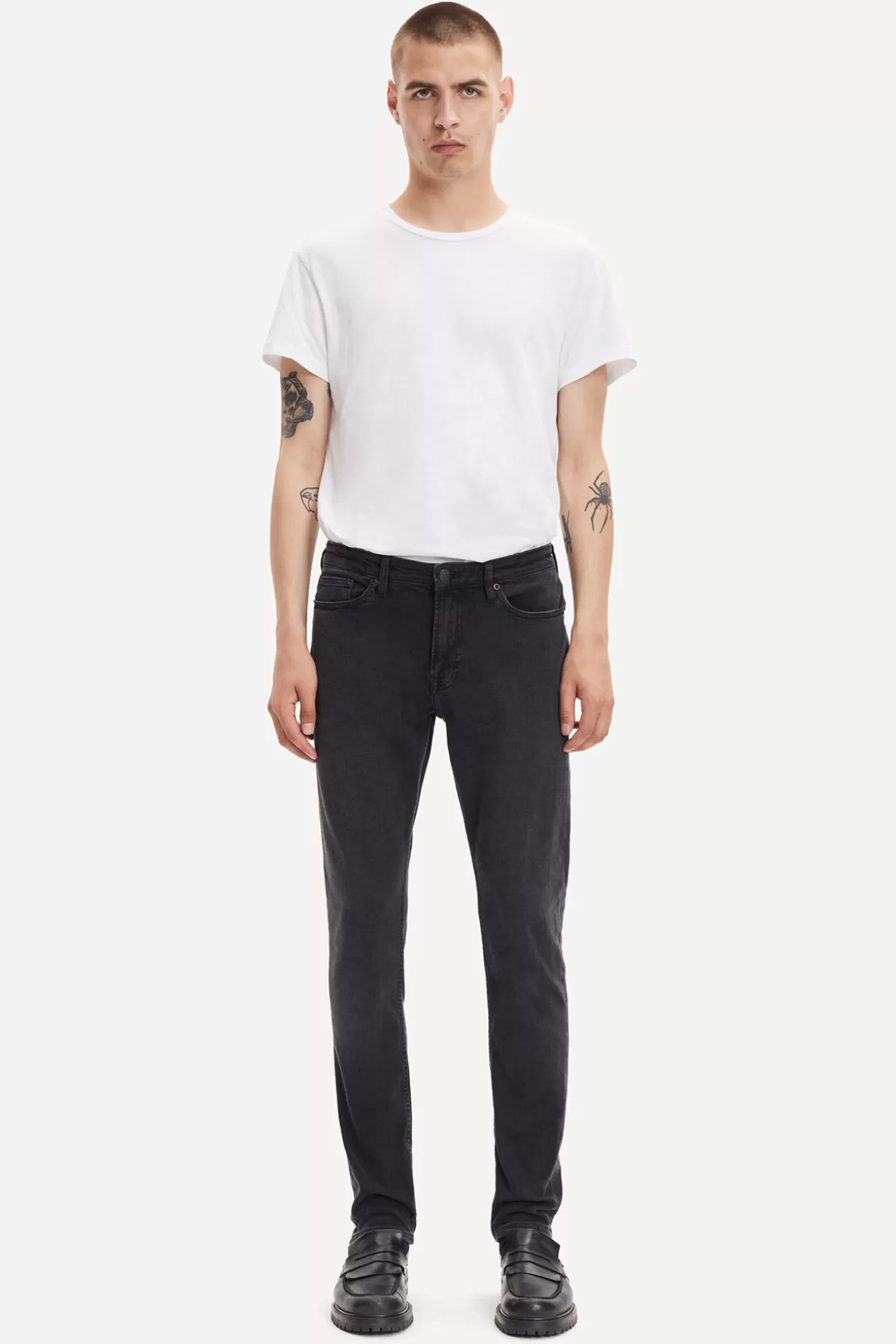 Jeans-Homme Samsøe Samsøe Stefan jean 5891 WORN BLACK