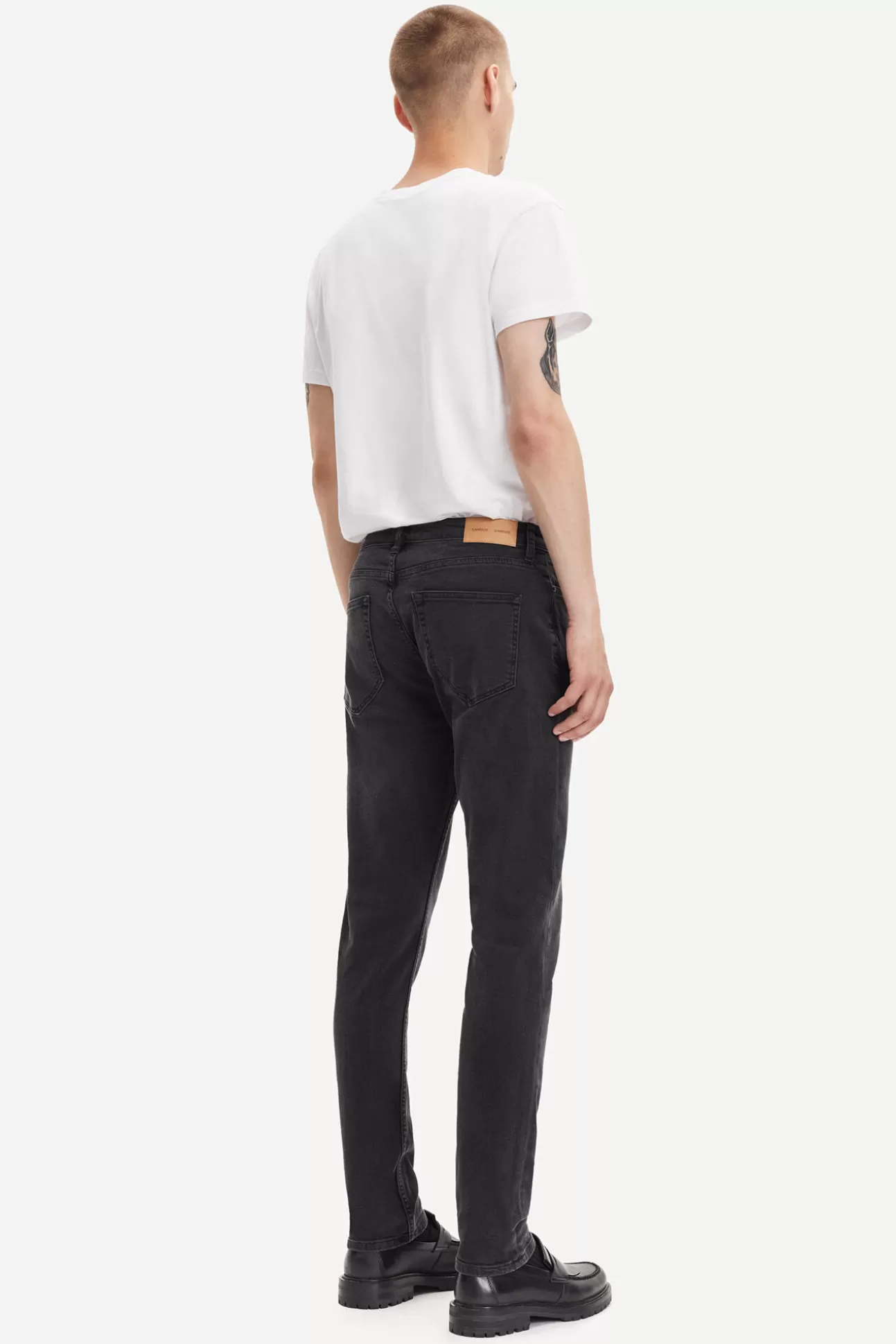 Jeans-Homme Samsøe Samsøe Stefan jean 5891 WORN BLACK