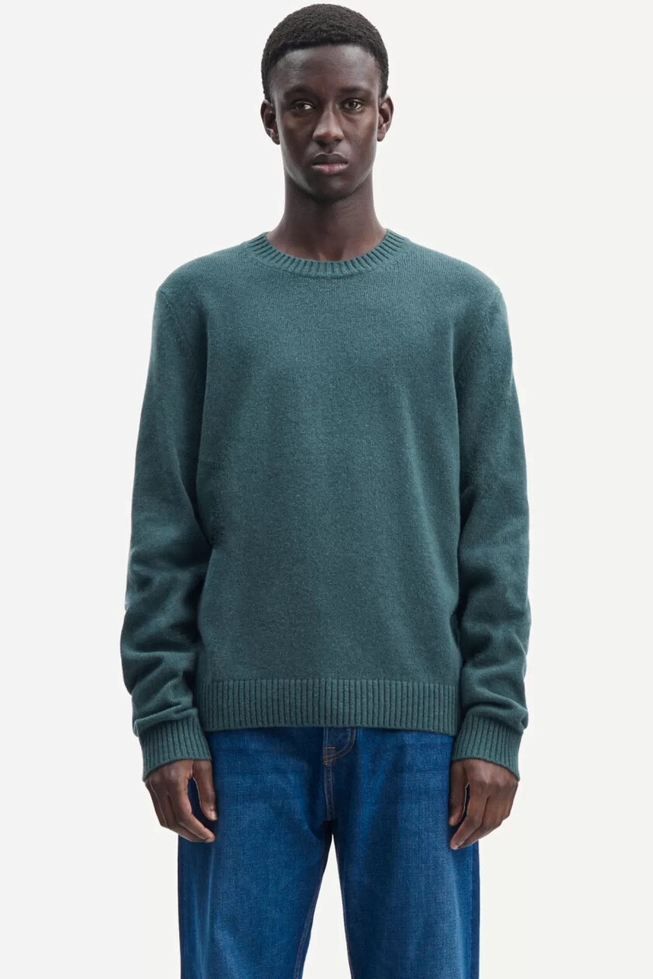 Pulls-Homme Samsøe Samsøe Sylli crew neck 132 Garden Topiary