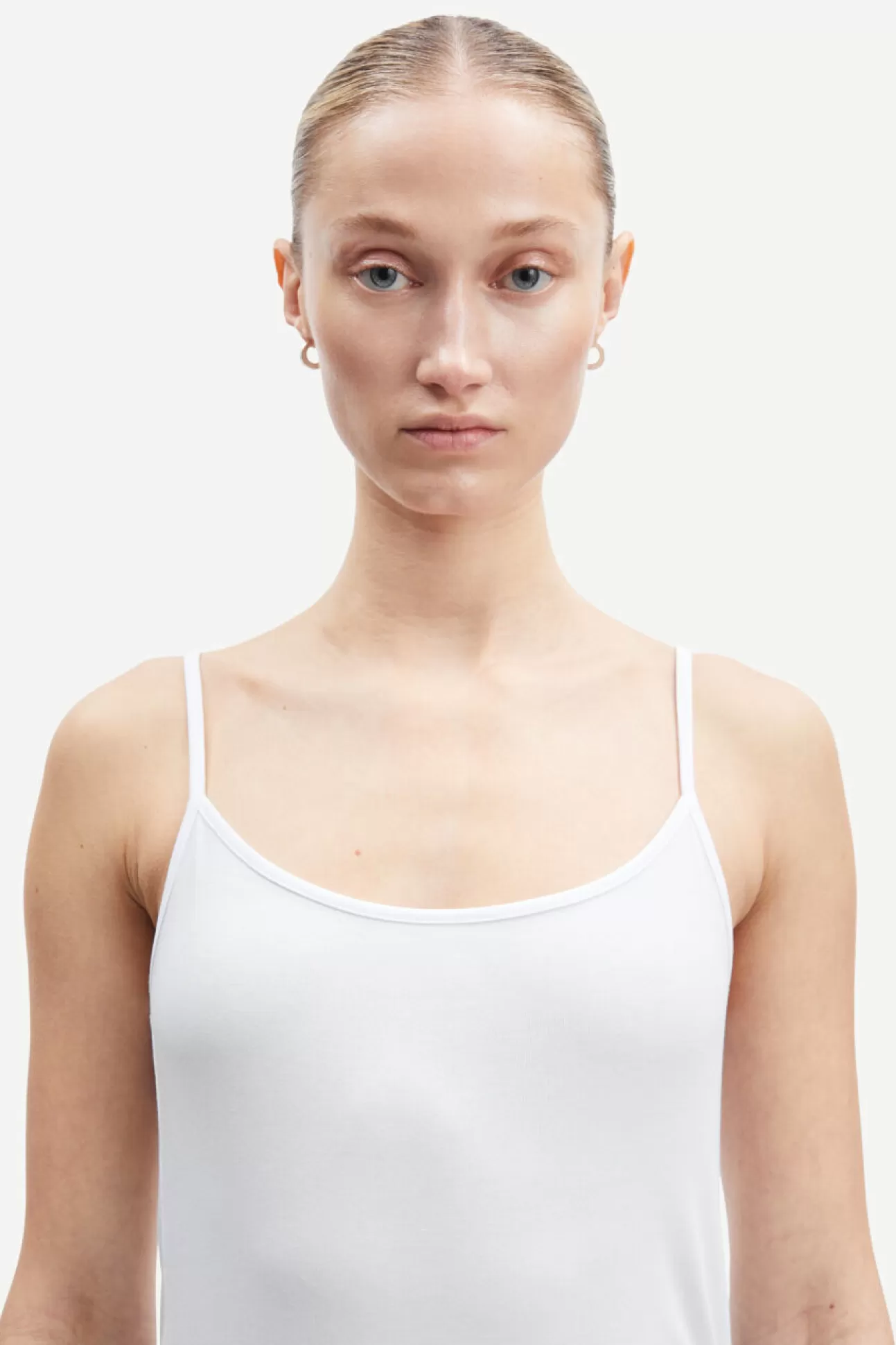 T-shirts et hauts-Femme Samsøe Samsøe Talla strap top 265 WHITE