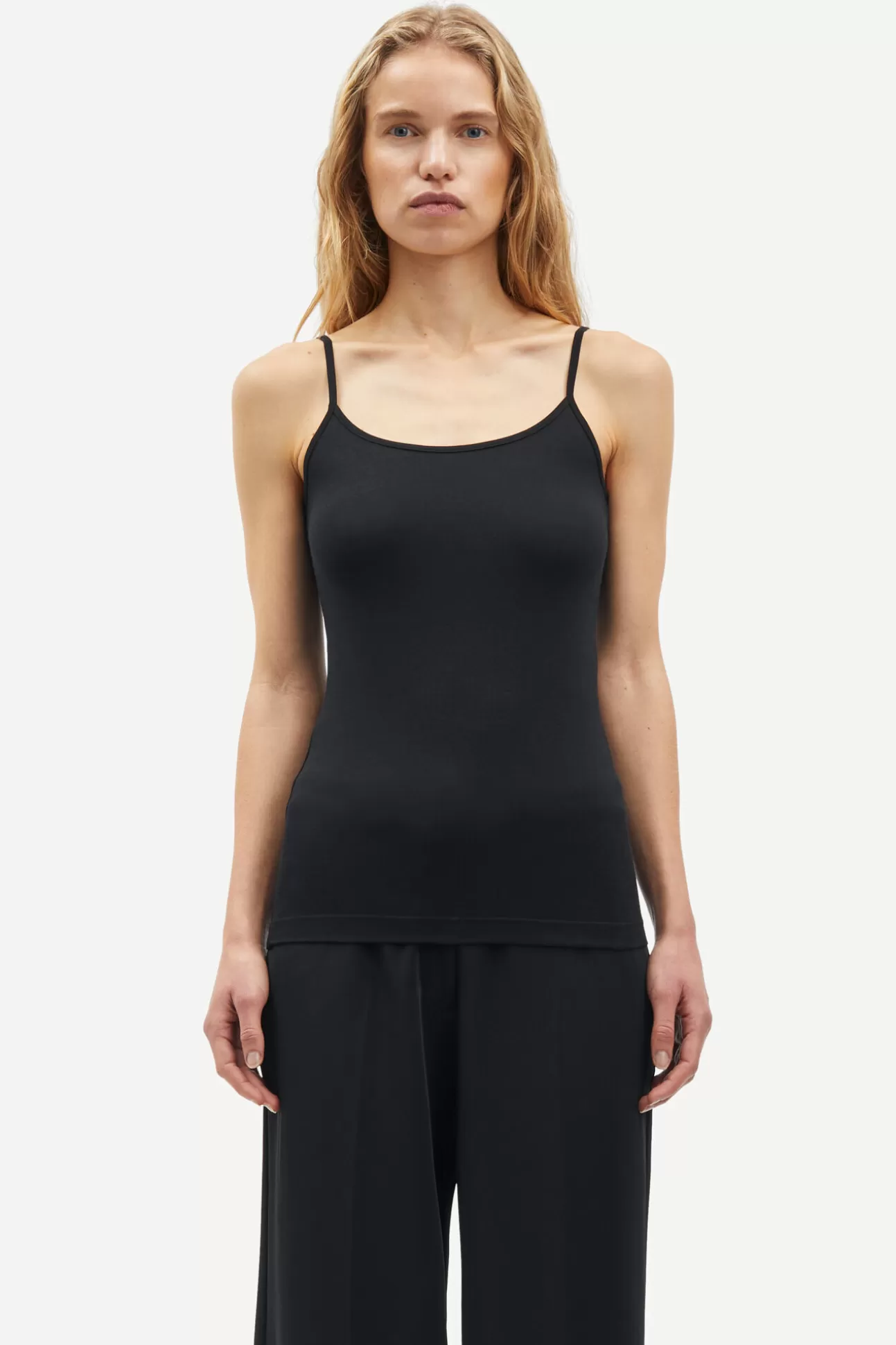 T-shirts et hauts-Femme Samsøe Samsøe Talla strap top 265 Black