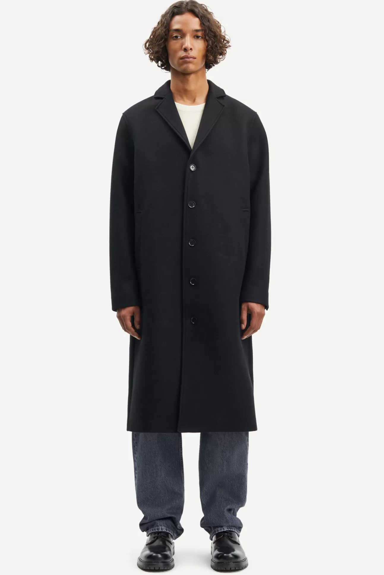 Vestes et manteaux-Homme Samsøe Samsøe Tesfa coat 14108 Black