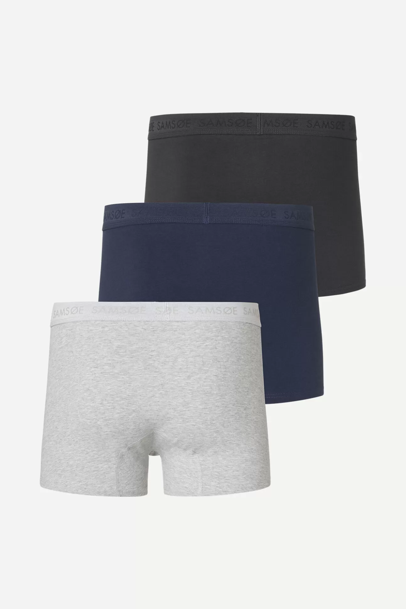 Sous-vêtements-Homme Samsøe Samsøe Trunk 3-pack 3702 BLACK BLUE GREY MEL.