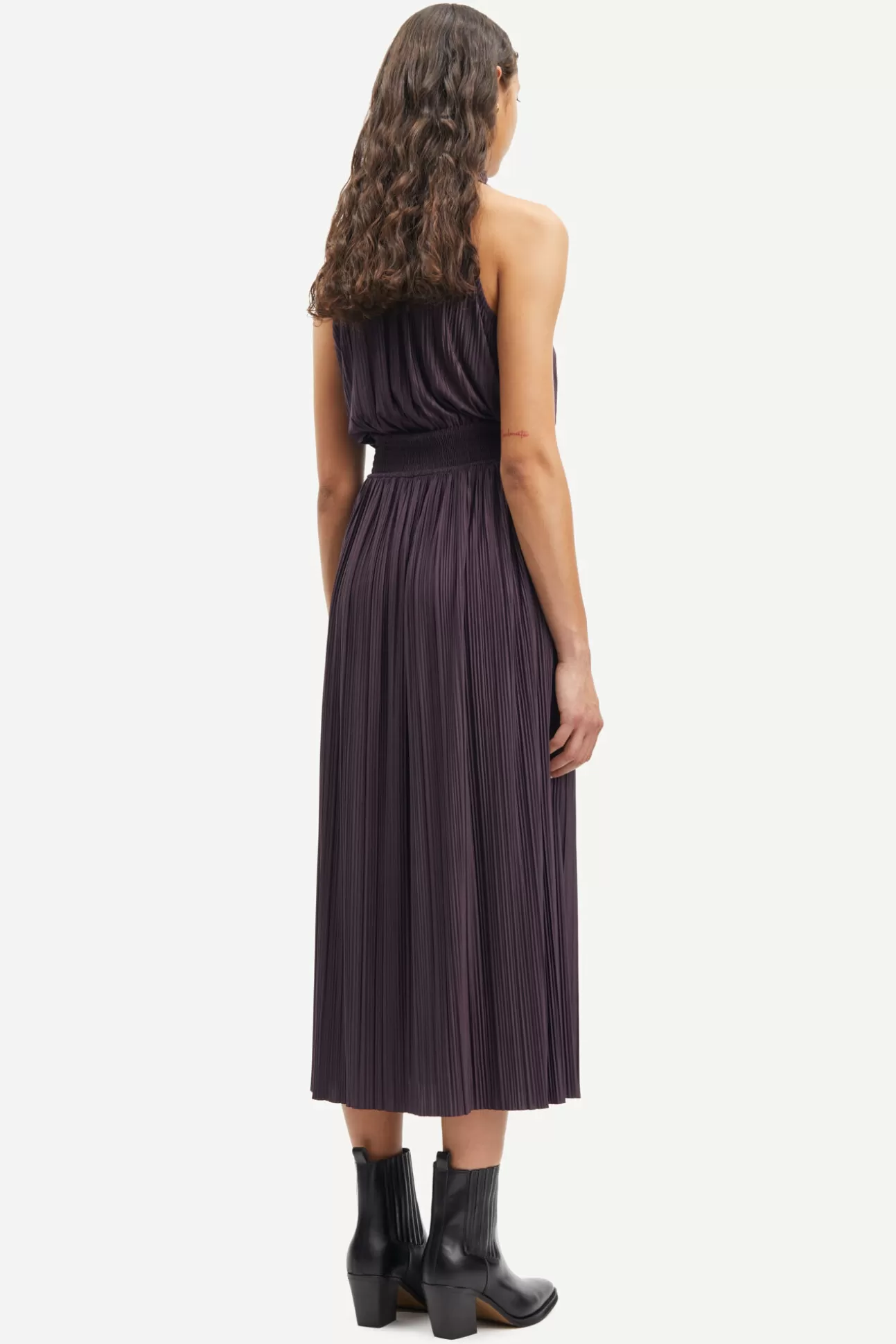 Robes et combinaisons-Femme Samsøe Samsøe Uma dress 10167 Plum Perfect