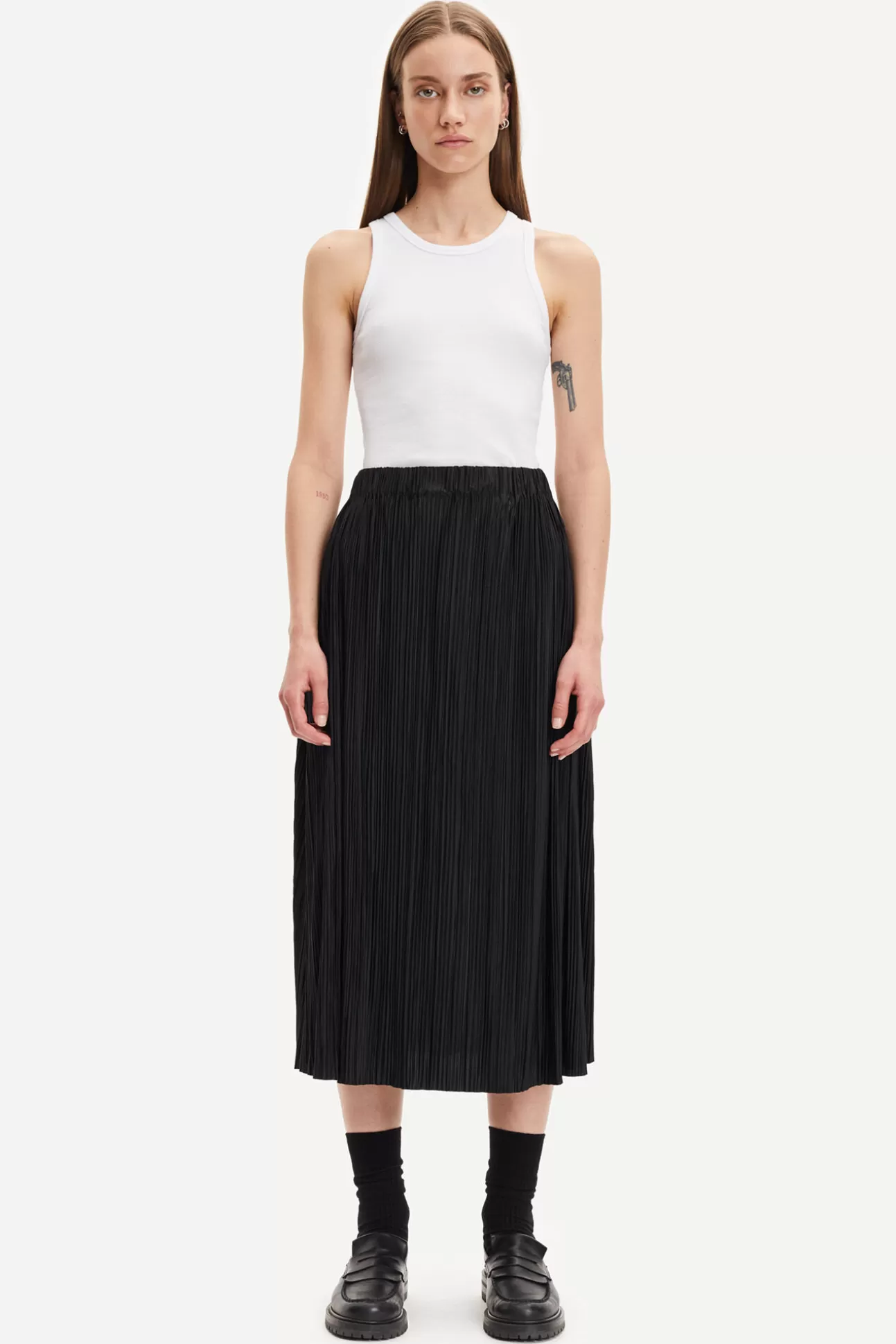 Shorts et jupes-Femme Samsøe Samsøe Uma skirt 10167 Black