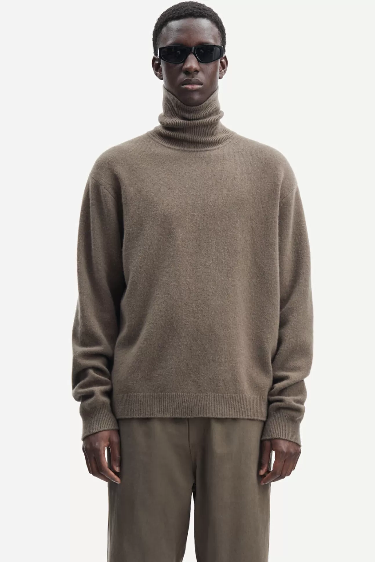 Pulls-Homme Samsøe Samsøe Viktor turtle neck 12758 Crocodile